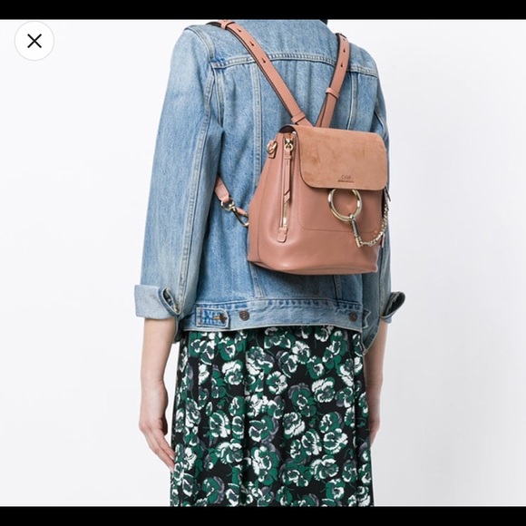 Authentic Chloe Faye medium backpack - Picture 5 of 5